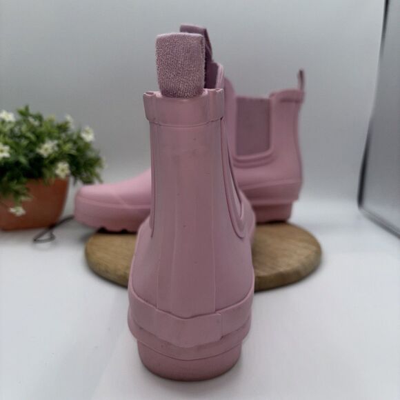 Hunter Short 5.5" Tall Rain Boots Rubber Pink- Women’s Size 4B/5G (US) Outdoor - Picture 5 of 16